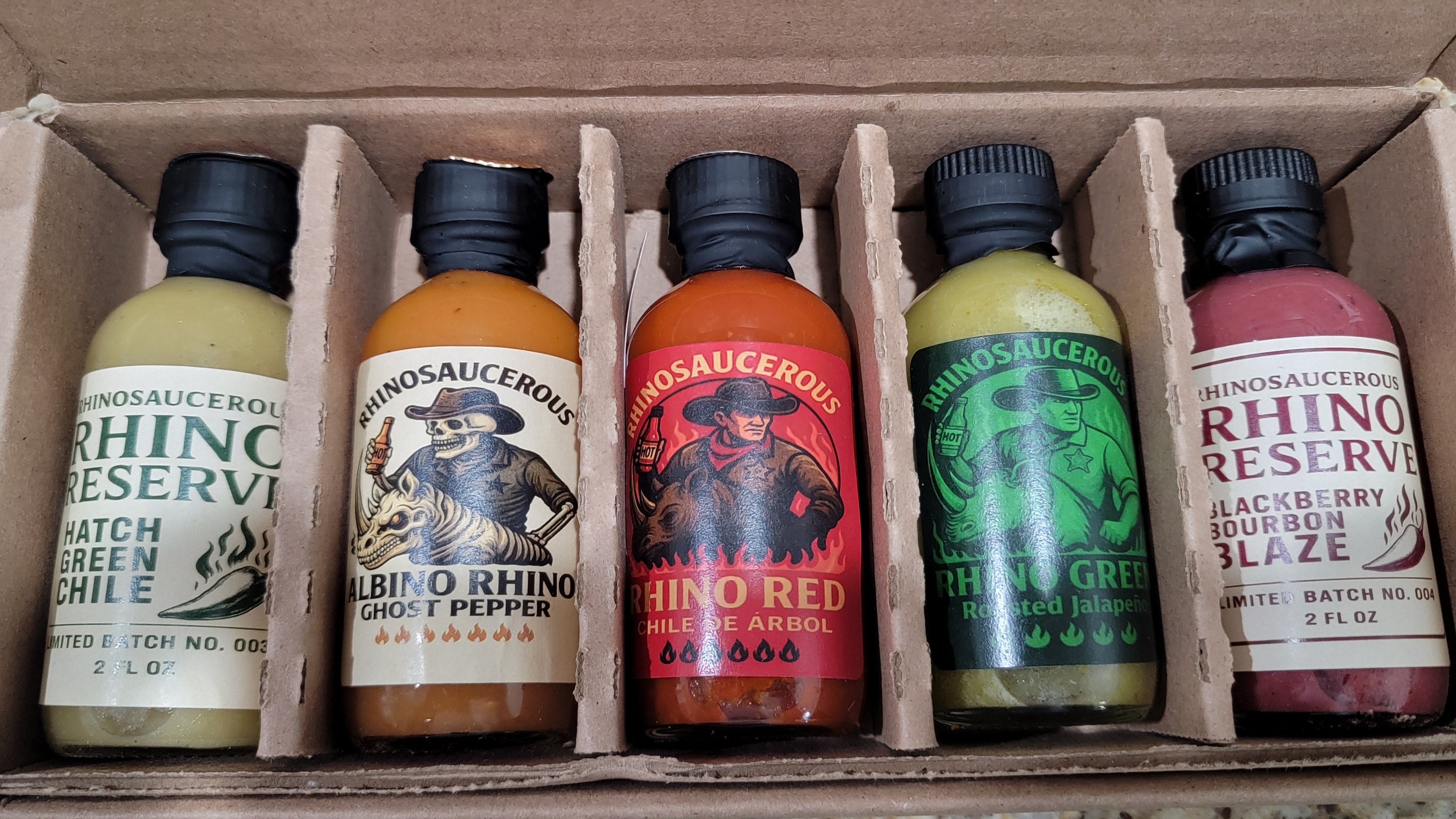 Small Batch Hot Sauce Bundle from RhinoSaucerous